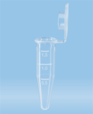 Микропробирки 1,5 мл, с градуировкой, коническое дно, крышка с простым защелкиванием, PP, Sarstedt 72.690.001 - фото 6110