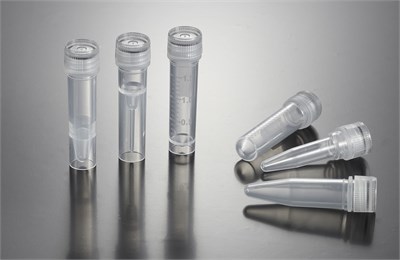 Пробирки 2 мл, бесцветные, завинчивающаяся крышка из PE, с градуировкой и полем для записи, коническое дно, с юбкой устойчивости, стерильные, РР, Jet Bio-Filtration (Китай) SST001020