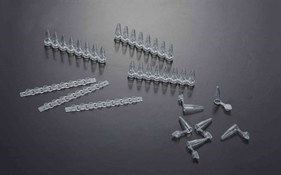 Крышки для пробирок 1,2 мл в стрипах по 8 шт, нестерильные, PP, TUC000012 TUC000012 - фото 6927