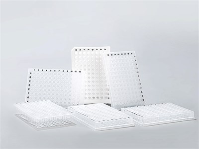 Планшет 96-луночный для ПЦР, 0,2 мл, бесцветный, с юбкой, стерильный, Jet Bio-Filtration (Китай) PCR421096