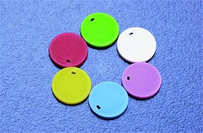 Маркеры белые для вкладки в крышки криопробирок, PP, стерильные, ТРР (Швейцария) 89801