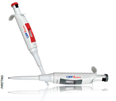 Пипетка механическая CAPP Bravo переменного объема 5.0-50.0 мкл, CAPP B50-1