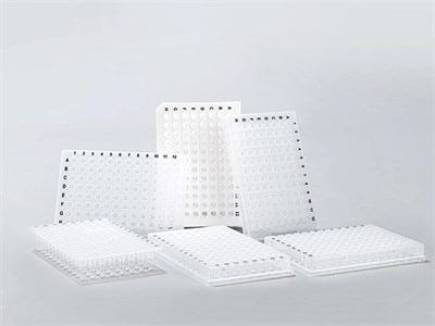 Планшет 96-луночный для ПЦР, 0,2 мл, бесцветный, с юбкой, нестерильный, Jet Bio-Filtration (Китай) PCR420096