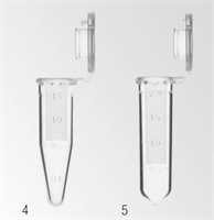 Пробирки микроцентрифужные 2 мл, LoTrace® DNA, крышка с защелкиванием ClickFit плоская, полипропилен, прозрачные, TreffLab (Швейцария)