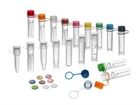 Криопробирки 2 мл, ПП, с юбкой устойчивости, стерильные, красная крышка с силиконовой прокладкой, до -196°С, DNAse-RNAse-Free, Jet Bio-Filtration (Китай) FCT512120