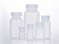 Флакон для реагентов 250 мл, широкогорлый, бесцветный, с резьбовой крышкой, круглый, диаметр 60,9 мм, высота 127 мм, диаметр горловины 36,9 мм, нестерильный, PP, Jet Bio-Filtration (Китай) PRB000250