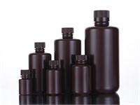 Флакон для реагентов 250 мл, широкогорлый, коричневого цвета, с резьбовой крышкой, круглый, диаметр 60,9 мм, высота 127 мм, диаметр горловины 36,9 мм, нестерильный, PP, Jet Bio-Filtration (Китай) PRB010250