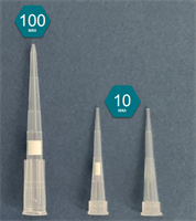 Наконечник нестерильный с фильтром 10 мкл, в пакете, БайкалМедПласт, Россия 1820